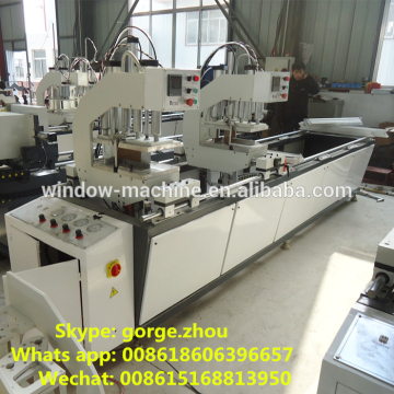 Double Head Welding Machine / PVC Windows Manufacturing Machine Line