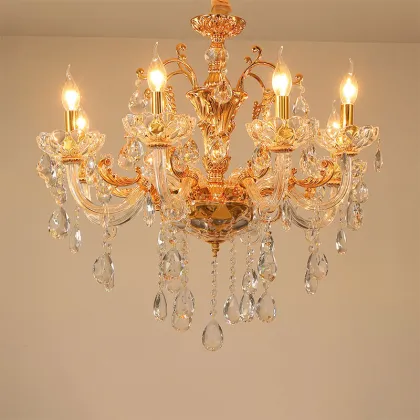 Modern K9 Crystal Chandeliers for Home Lighting: Bedroom, Kitchen, Dining
