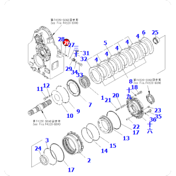 WA500-6 Loader Pin 426-15-41320