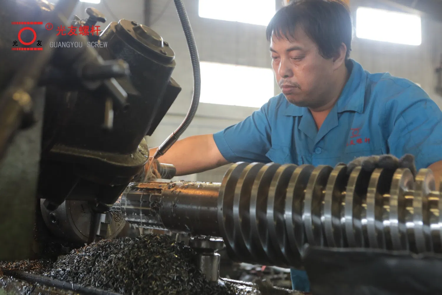 Long-Life Wear-Resistant Alloy PE Bimetallic Barrel Conical Twin Screw at Barrel