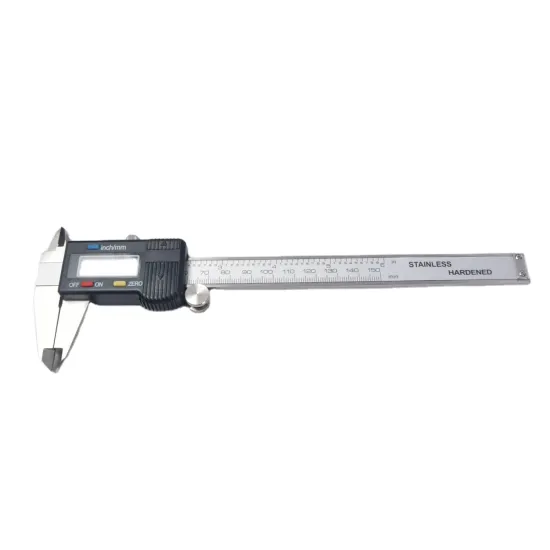 Insized Digital Vernier Caliper: Stainless Steel Electronic Dial Tool for Heavy-duty Use