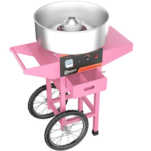 cotton candy machine on wheels Commercial Cotton Candy Maker for Home Party Manufactory