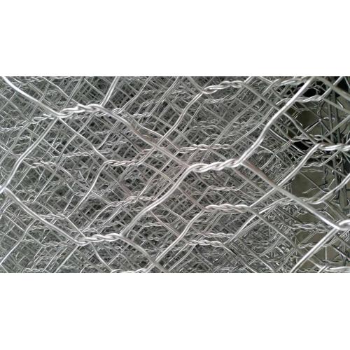 Galvanized gabion mesh for storage stone