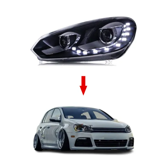 XT Upgrade for VW Golf 6: Height Adjustable R20 LED Daytime Running Light Headlamp