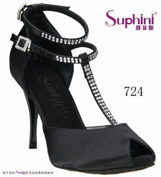 Girl Ballroom Latin Tango Rumba Dance Shoes Heeled Salsa