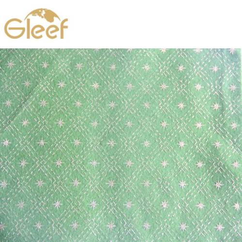 glitter printed design craft felt fabric