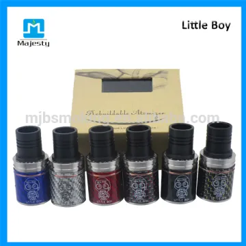 Maijiabao 2015 newest style Carbon Fiber 26650 rda little boy atomizer RDA bf-99 rba 1:1 clone