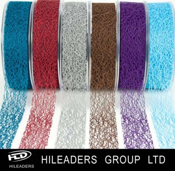 Rt405 Flower Packaging Mesh Ribbon Net Ribbon