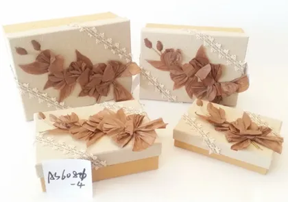 Fashion craft hand made cosmetic box sets packing