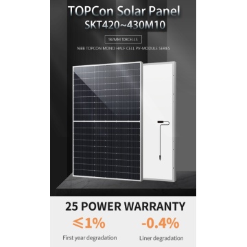 Topcon Glas-Glas 16BB 182mm 108cells half-cut solar panel