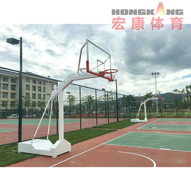 Quick Lift 3.05m Outdoor Basketball Goal Adjustable Portable Basketball Hoop Stands3