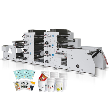 Low Price Wide Roll Automatic Flexo Paper Cup Printer Machine - Multicolor 10-60 M/min 3 Phase 4 Wire 380V 50HZ