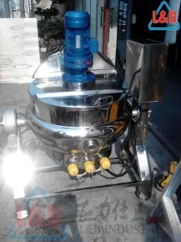 Stainless Steel Tilting Jacket Kettle