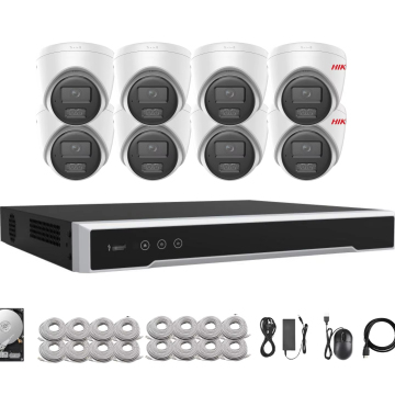 Factory HiK OEM PoE Camera Kit - DS-7616NI-Q2/16P, DS-2CD1353G2-LIU(F) 5MP, 8CH/16CH/32CH NVR CCTV Security System