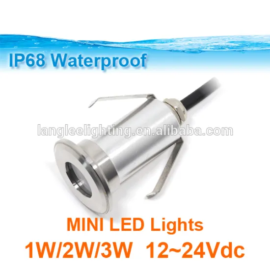 Mini Spot LED Ground Light Waterproof 1W 2W 3W 12V 24V