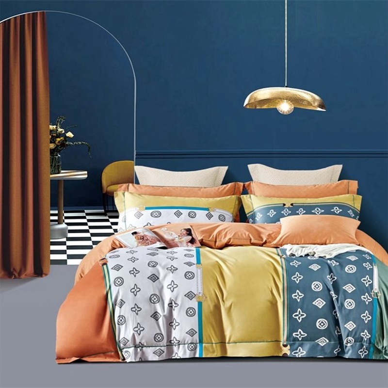 Luxury 100% Cotton Duvet Cover Bedding Sets for Hotels - 7 Piece Comforter