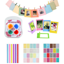 4 Colors Filter + Stickers + Photo Frame For Fujifilm Instax Mini 11 Instant Camera & Photo Paper Films