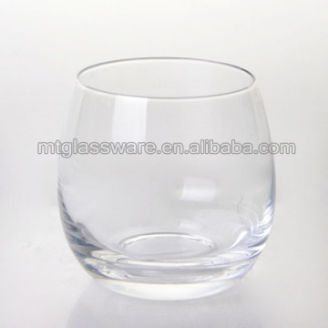 clear fancy heavy wine glass whiskey glass