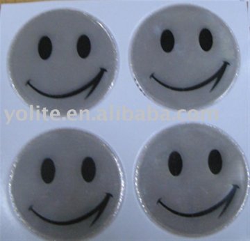reflective fluorescent sticker