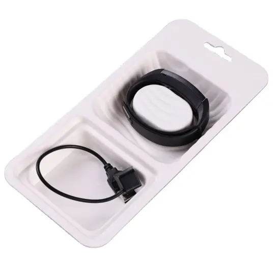 Bio degradable bagasse fiber molded packaging insert