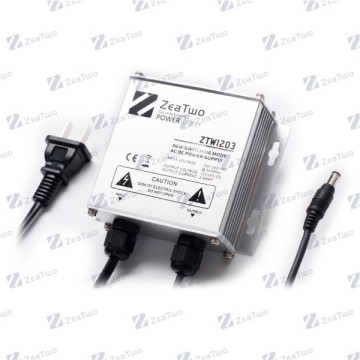 IP67 Waterproof Power Adapter 12V 3A 36W Rainproof Power Supply