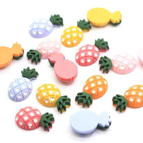 Fancy Turnip Pineapple Vegetable Fruit Resin Bead Spacer DIY Kitchen Fridge Ornaments Beads Slime Craft Decor