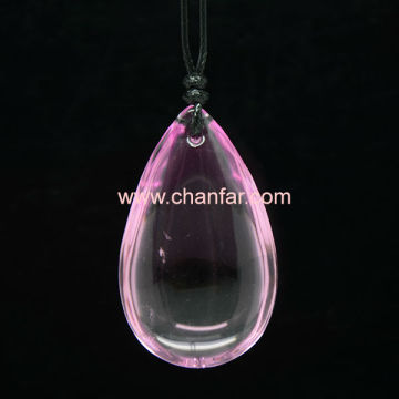 Jewelry Manufacturer,Smooth Surface Crystal Pendant Necklace