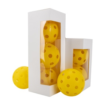 Customized TPE Pickleball High Bounce 40 Hole Seamless Outdoor Pickleball Gift