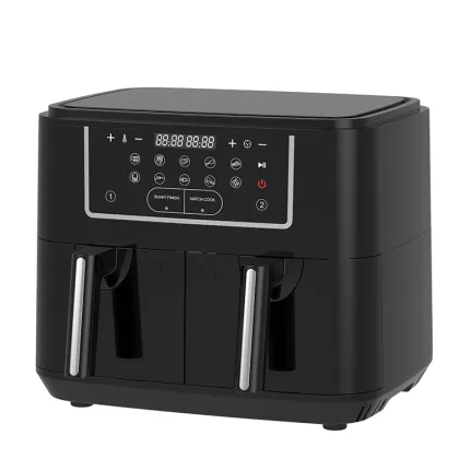 2400W Dual Basket Digital Air Fryer for Potato Chips and Turkey