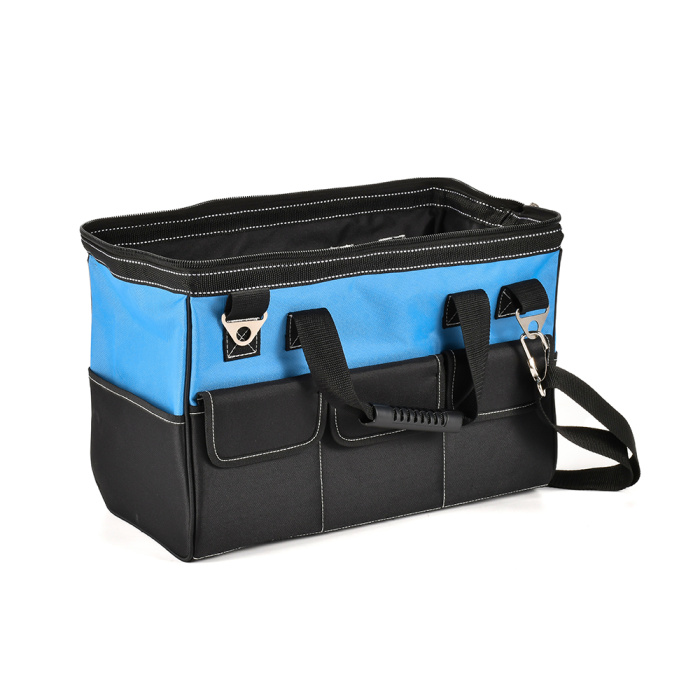 Amazon Blue Black Elektriker Offene Top -Werkzeugtasche