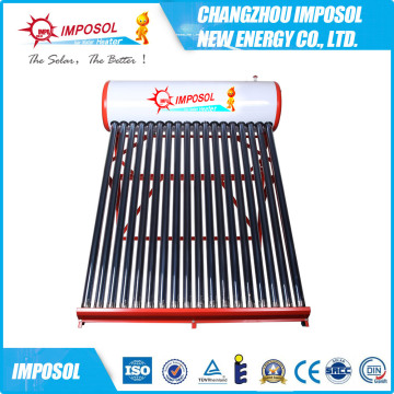 Non pressure compact solar water heater