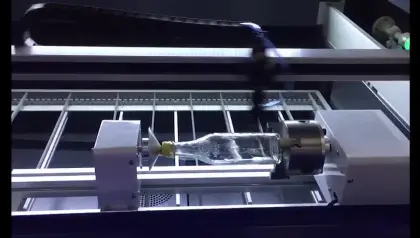 Glass Laser Engraving Machine 2000mm/s Coherent RF 30W CO2 Laser Engraver