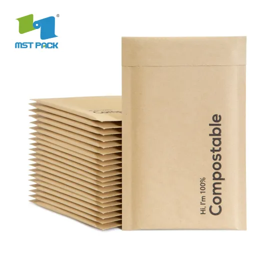 Oem 100% Recyclable Custom Size Double Layered Honeycomb Padded Mailer Bag