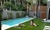 Enjoy happy time on residential artificial grass
