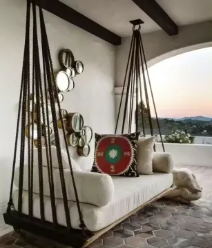 High Quality Outdoor Wicker Furniture Balcony Garden Rattan Patio Swings Hanging Chair for Cheap Sale