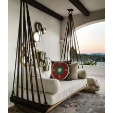 Hochwertige Outdoor Wicker Möbel Balkon Garten Rattan Terrassen Schwankungen Hanging Stuhl für billigen Verkauf