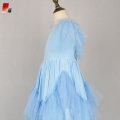 blue girls Cinderella princess dress prom costume dress