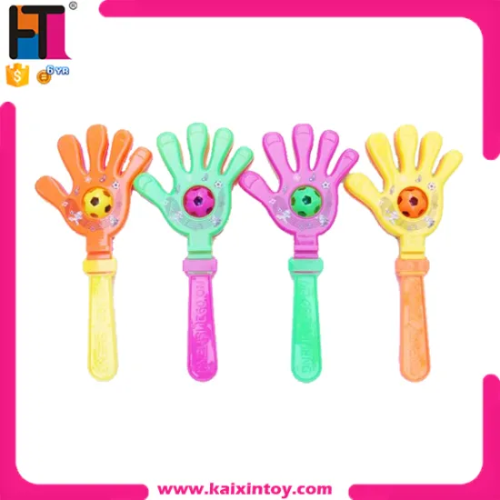 Plastic Party Suppliers Promotion Cheering Plastic Noise Maker Plastic Hand Clapper