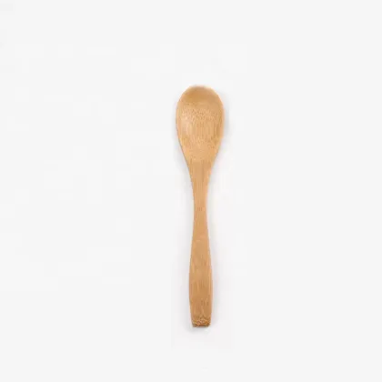 Bamboo Facial Spoon - 13 cm Cosmetic Tool for Honey, Tea, and Cosmetics