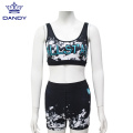 Customized all star cheerleading outfit