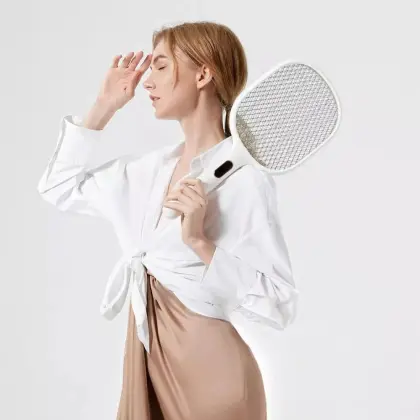 Qualitell Smart Digital Display Electric Mosquito Swatter