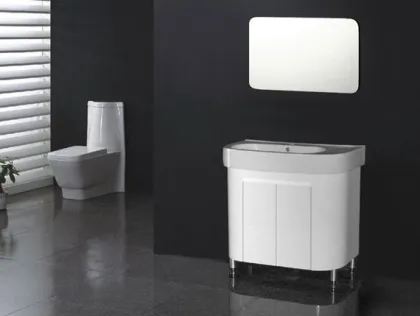 European White Color Bathroom Cabinet