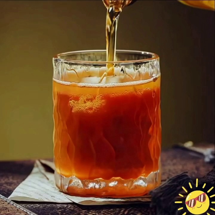 Domestic transparent glass cup for tea drinking