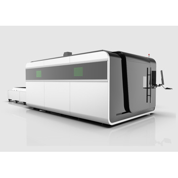 Máquina de corte de folha de metal a laser de fibra CNC