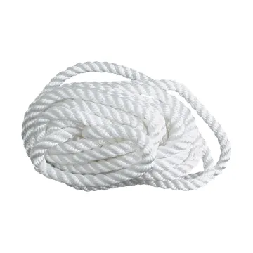 High Quality Three Twisted Marine Nylon Rope - White or Customized Color