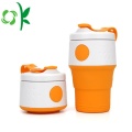 Silicone Drink Folding Portable Water Cup with Cover