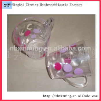 Acrylic hard plastic drinking cup
