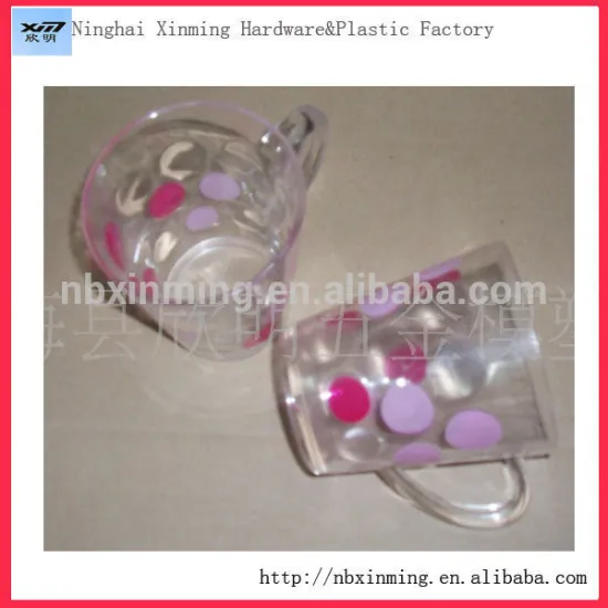 Acrylic hard plastic drinking cup