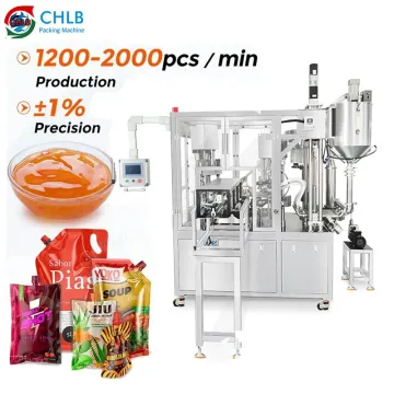 Stand-Up Spout Pouch Filling and Capping Machine
