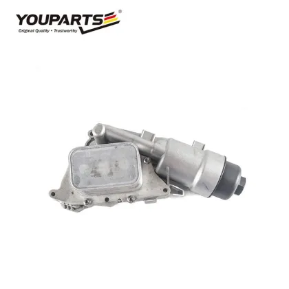 YouParts Oil Filter Housing Aluminium Impeller Engine Transmission Oil Cooler for BMW Mini Cooper S